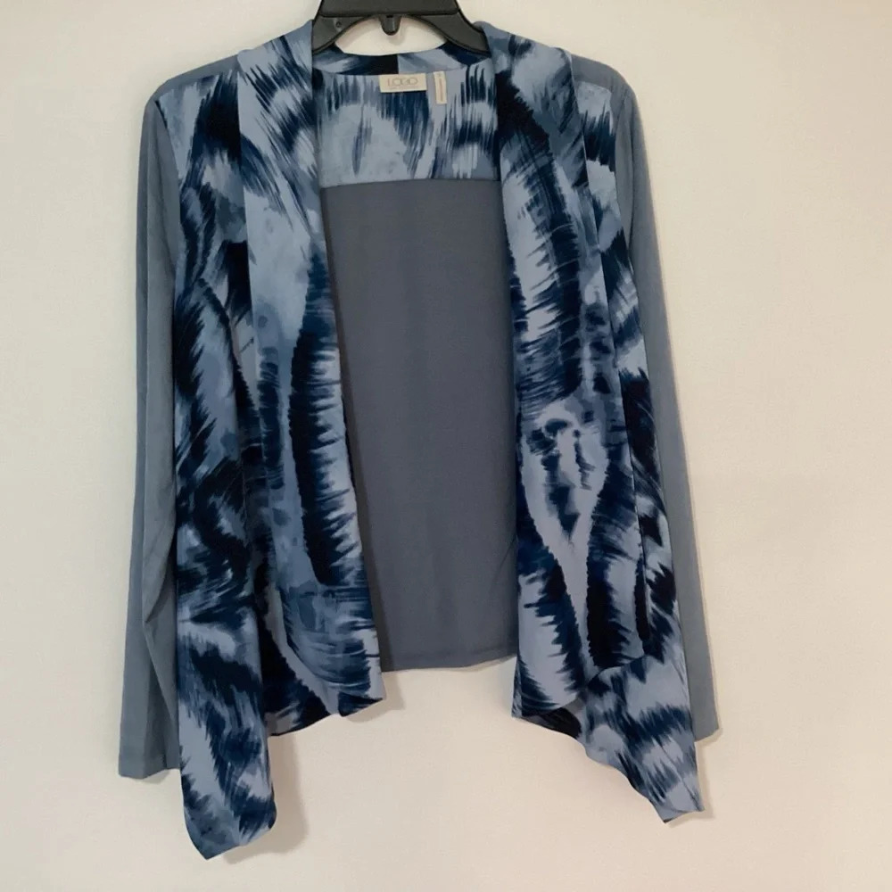 LOGO Cascade Open Cardigan